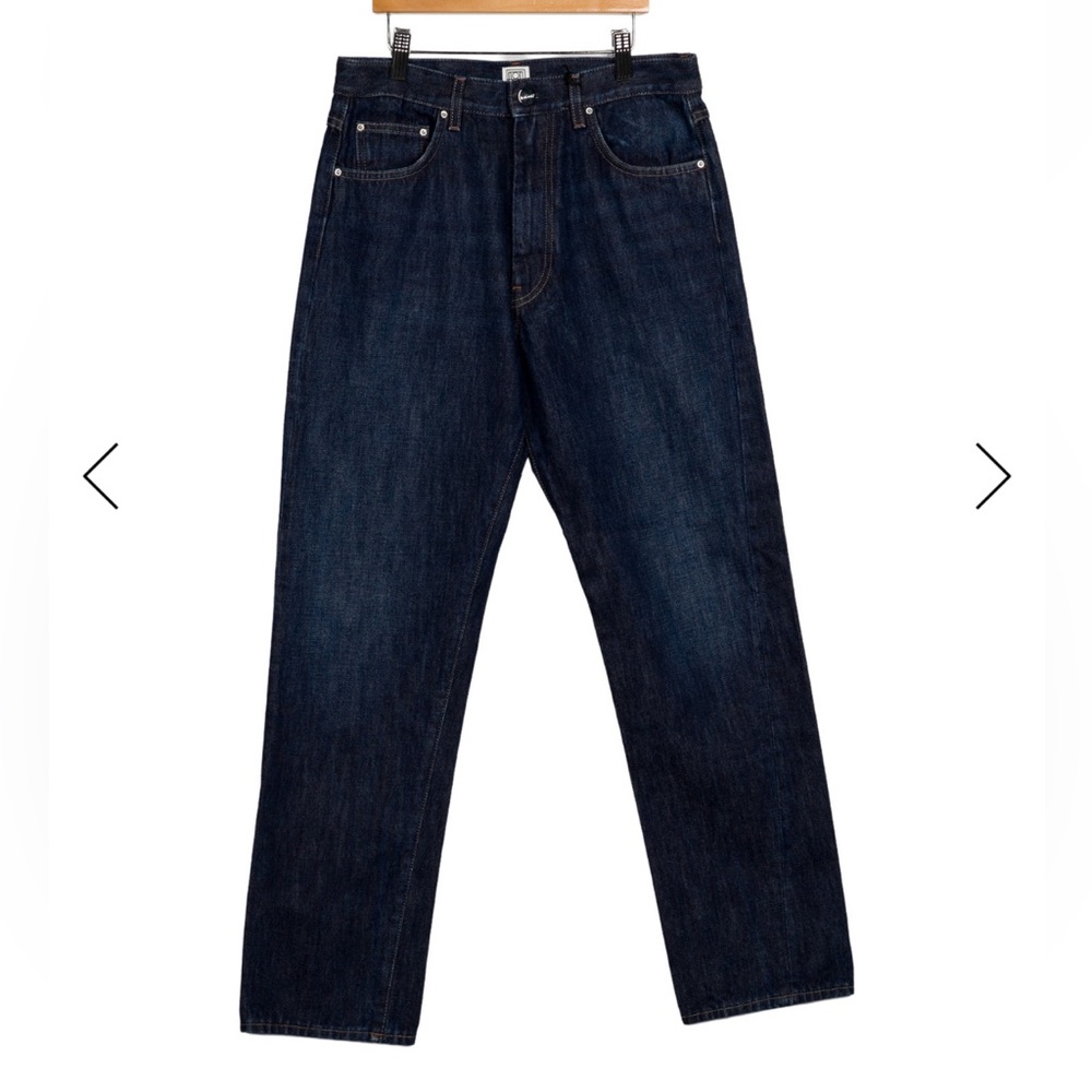 Toteme Dark Indigo Straight-Leg Jeans